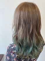 ジェイエルビー(JLB) 【JLB・yuu】ミルクティー×ミントグリーン/グラデ