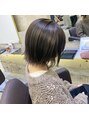 アグ ヘアー ベッキー 鷺沼店(Agu hair becky)&nbsp;ナチュラルなハイライト×切りっぱなしボブ
