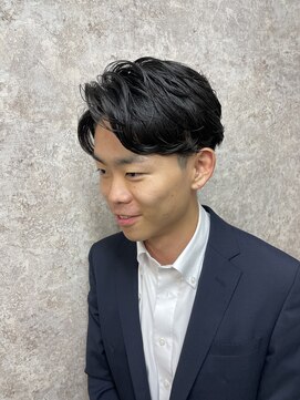 ティーズ バーバー T's BARBER ビジネスパーマスタイル