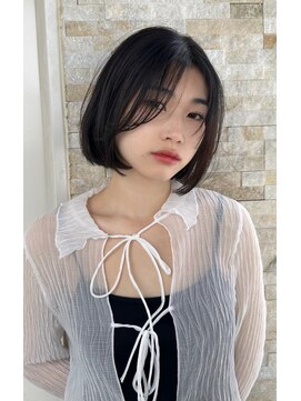 レミエ ダイカンヤマ(lemiie) 内巻きワンカール★ボブスタイル