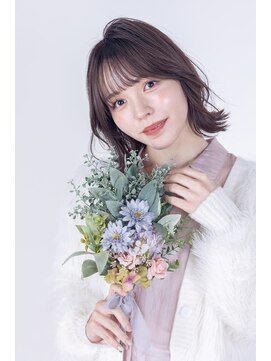 ブリング バイ スノードロップ 吉祥寺(BRING by Snowdrop) 黒髪/グレーベージュ/レイヤーロング/前髪パーマ/吉祥寺