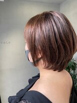 ヴォロ 佐賀(VoLo)&nbsp;切りっぱなしボブ/美髪/ピンクブラウン[佐賀駅]