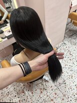 ボタン シブヤ(VOTAN SHIBUYA)&nbsp;韓国ヘア/水素トリートメント/ブルーブラック/艶感カラー