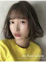 アン たまプラーザ(un)&nbsp;Jカールボブ【たまプラーザ髪質改善オージュア認定サロン】