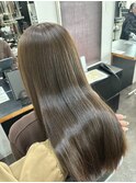 オリーブ艶カラー