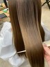 1周年記念★最高級！カット+美髪ケア縮毛矯正+髪質改善TR+カシミヤTR