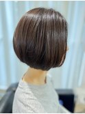 ヘルシースタイル大人ショート30代40代50代ブルーグレージュ#151
