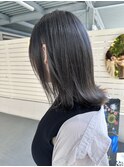 夏は涼しく♪ 暗髪透明感カラー