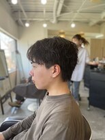 メンズカット バイ ソイクフ(メンズカット by SOY-KUFU)&nbsp;MEN'SHAIRアッシュブラックベリーショートダークアッシュ