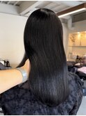 艶髪ブルーブラック×髪質改善