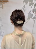 【zest中野/セイラ】ゆるふわボブアップアレンジ