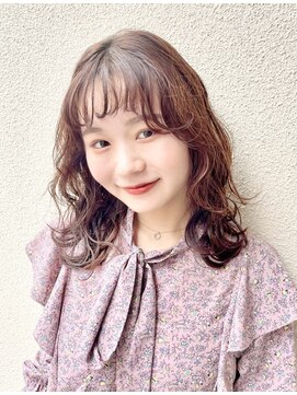 プリンシペ(PRINCIPE) パーマ風ウェーブミディ♪