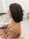 ダークブラウン×ナチュラルハイライト