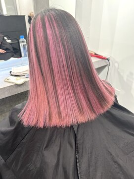 いろあそび 八王子 ブラウン＆ピンク　アンブレラカラー