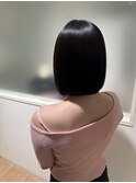 髪質改善ストレート タッセルボブ