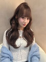 ミニウルフレイヤーカット顔周り前髪韓国ミディアムロング/銀座