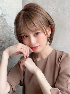 ラルユー 金山(LallYou) 前下がりショートボブで絶壁解消小顔に見えるひし形シルエット