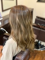 ディープコア 上乃木店(DEEPCORE) セミロングハイライト