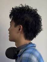 フィフス 天神大名(fifth)&nbsp;天神大名スパイキーパーマメンズパーマスパイキーショート30代