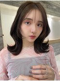 オリーブベージュ くびれミディアム【肥田亜沙美】