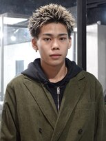 ラベル 渋谷(LAVEL)&nbsp;スパイキーショート/ブロンド/ブリーチカラー/抜きっぱなし