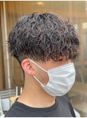 メンズパーマ/ツイストスパイラル/サーフカール/men's/眉毛