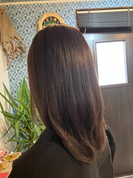 お白髪活かしぼかしカラー＋ケアトリートメント