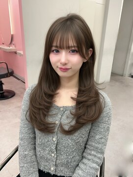 リッカ(LICCA) 〔LICCA AMANE〕透明感グレージュ/シースルーバング