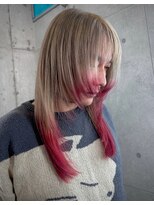 ドアベルメンズ(Door Bell Men’s)&nbsp;裾カラー×デザインカラー×レイヤーカット