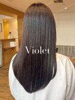 バイオレット 表参道店(Violet) 王道ダークブラウンモカブラウンセミロングレイヤーID-7