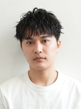 ログ(LOG) メンズショート 無造作パーマ メンズ 高松