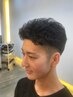 【カット】似合わせカット+ブラッシングシャンプー+眉カット