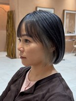 トリコ アヴェダ ららテラス北綾瀬(tricot AVEDA) インナーカラー/シルバーアッシュ/ショートボブ/AVEDA/北綾瀬