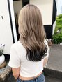 アオトソラ ブリーチデザインカラー