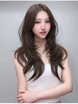 ボタン シブヤ(VOTAN SHIBUYA) 似合わせ前髪顔まわり+透明感抜群シアーグレージュ/韓国ヘア
