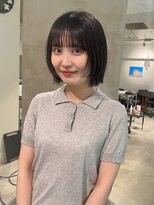 ノマド(nomad)&nbsp;ボブ　レイヤーボブ　オリーブグレージュ
