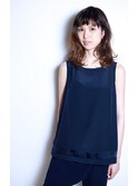 グラデーションカラーで魅せる大人カジュアルレイヤー
