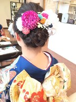 花やの前の美容室 山梨本店 和装ヘアセット