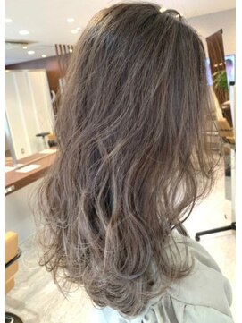 エイクス ヘア デザイン×美髪クリニック 千葉(AQs hair design) 透明感ミルクティー【AQs松尾和樹】