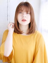 ウル 吉祥寺(ulu)&nbsp;透け感バングのワンカールスタイル