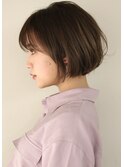 ナチュラル　手入れ簡単　ゆるふわ　ボブ　ミニボブ