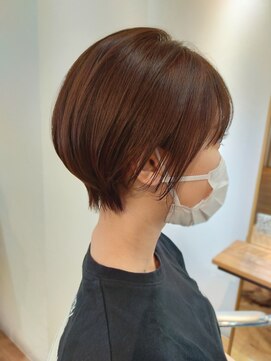 ネウィ 京橋(newi) 【uta*_girls】 satoko 丸みショート×襟足スッキリ