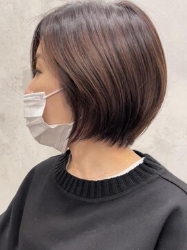 ロアン 福津店(roan) 丸みショートボブ