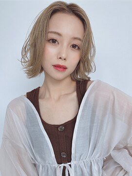 ルービック(Rubik's) 大人かわいいウェーブボブ/おしゃれ感◎/20代30代40代