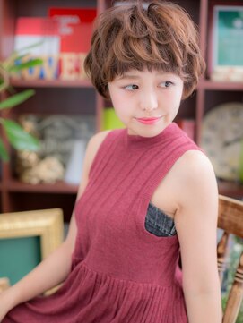 カバーヘア イヴ 戸頭店(COVER HAIR EVE) 個性的アシンメトリー小顔マッシュヘア―c5戸頭20代30代40代