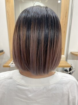 ヘアースタジオ ゼン(hair studio Zen) グラデーションカラー ピンクベージュ
