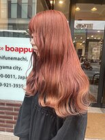 ボアップ 松山店(boappu)&nbsp;#オレンジカラー#ブリーチカラー