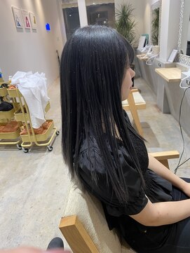 コレット 宇都宮(collet Gigi) 前髪/マチルダボブ/ピンクベージュ/インナーグレージュ/暗髪