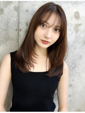 シーシンジュク 新宿南口(Sea shinjuku) 韓国風前髪×レイヤーカット【新宿/前髪/レイヤーカット】