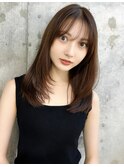 韓国風前髪×レイヤーカット【新宿/前髪/レイヤーカット】